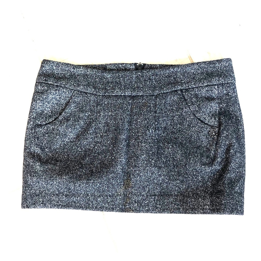 Maison scotch mini tweed skirt